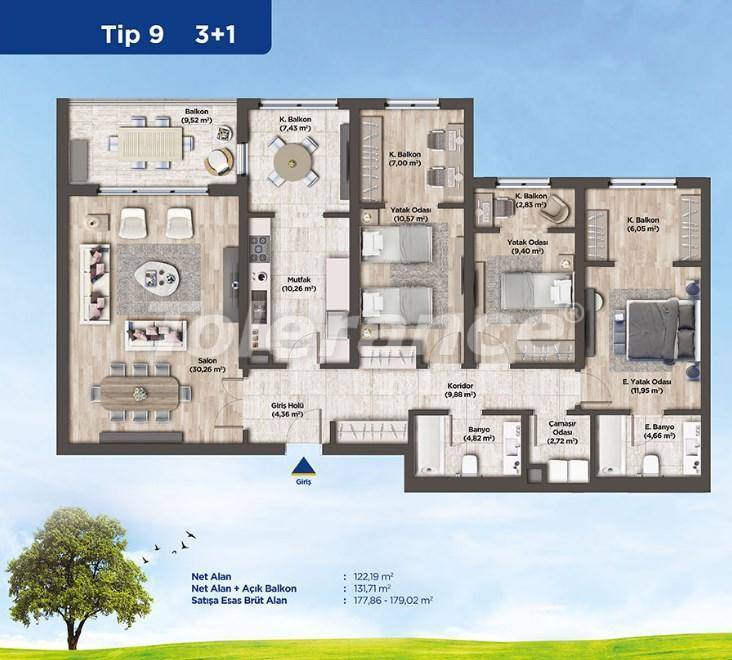 Apartment from the developer in Basaksehir, İstanbul pool - buy realty in Turkey - 26989