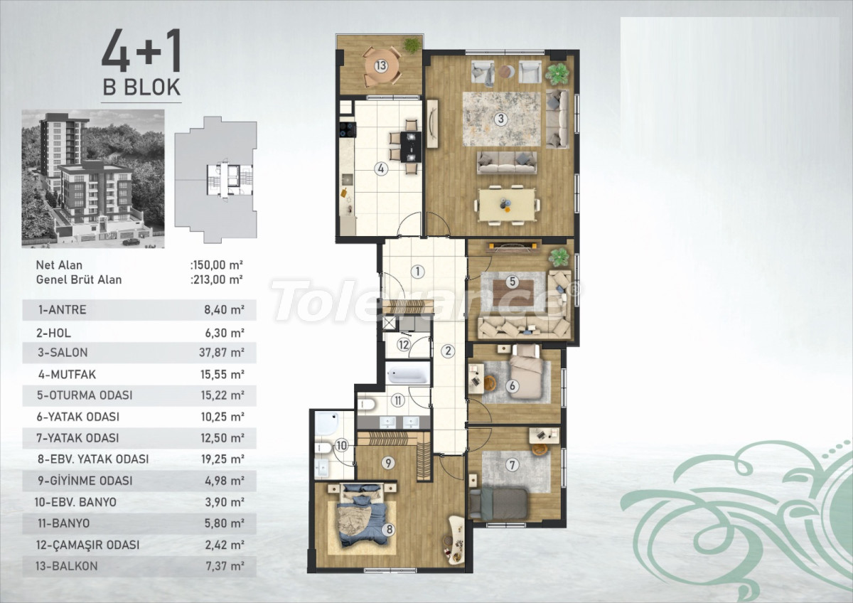 Apartment vom entwickler in Başakşehir, Istanbul ratenzahlung - immobilien in der Türkei kaufen - 66233