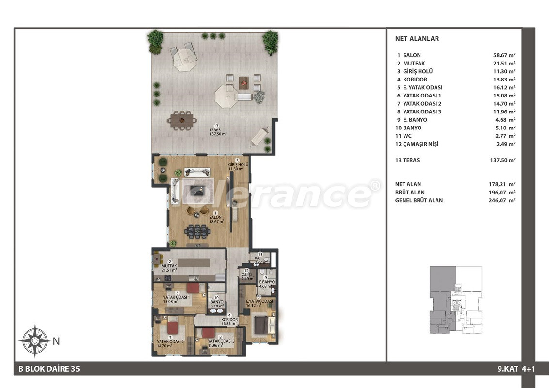 Apartment from the developer in Basaksehir, İstanbul with pool with installment - buy realty in Turkey - 70943