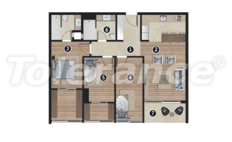 Apartment from the developer in Bayraklı, İzmir with pool with installment - buy realty in Turkey - 16433