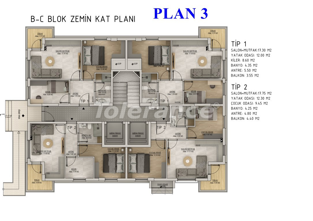 Apartment from the developer in Belek with pool with installment - buy realty in Turkey - 105119