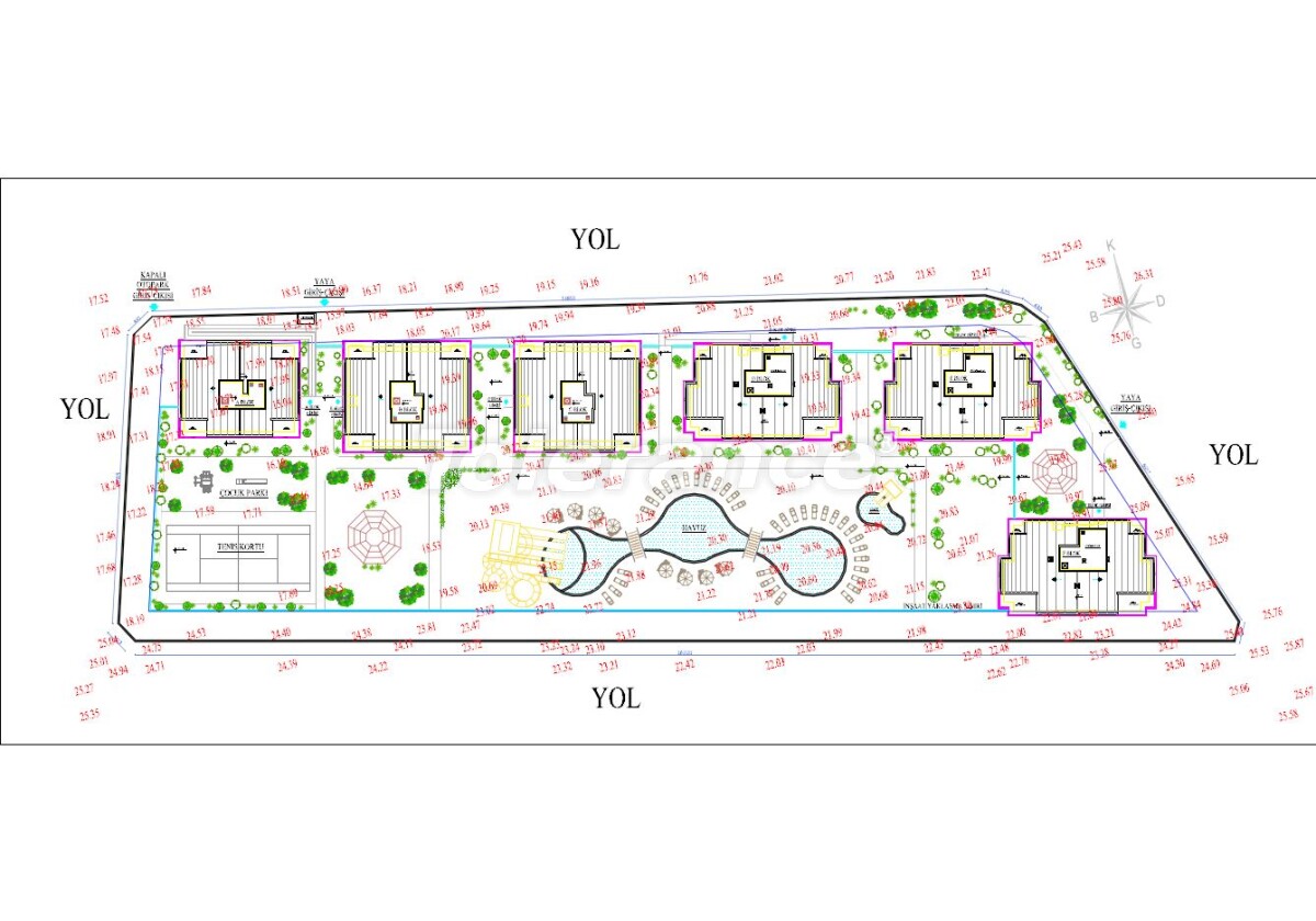 Apartment vom entwickler in Belek pool ratenzahlung - immobilien in der Türkei kaufen - 62901