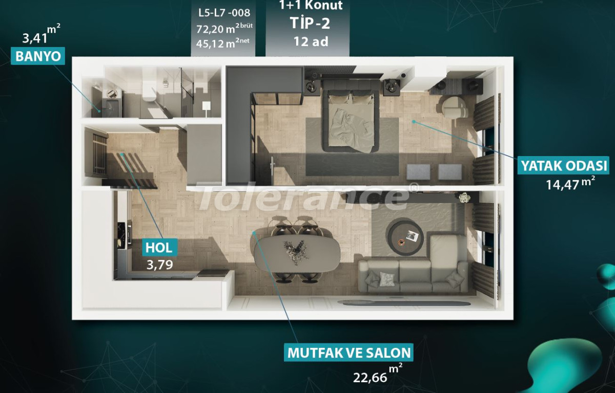 Apartment vom entwickler in Beylikdüzü, Istanbul meeresblick pool - immobilien in der Türkei kaufen - 130551