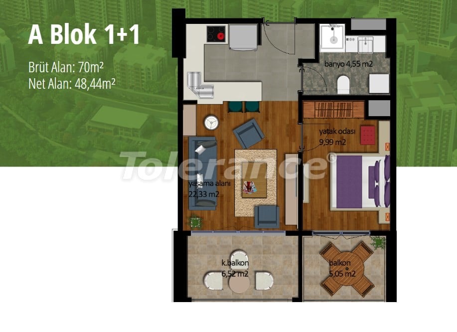 Apartment from the developer in Beylikduzu, İstanbul pool - buy realty in Turkey - 17001