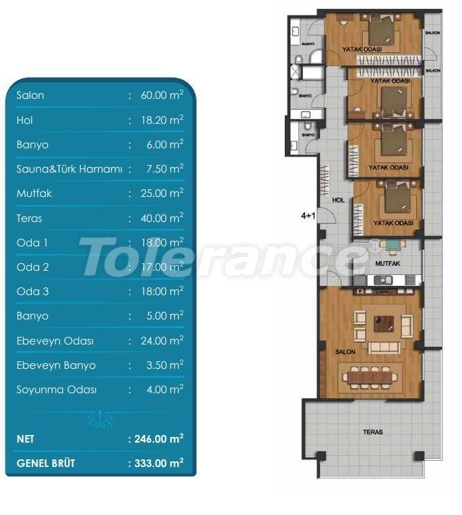 آپارتمان از سازنده که در بیلیک دوزو, استانبول استخر اقساط - خرید ملک در ترکیه - 27297