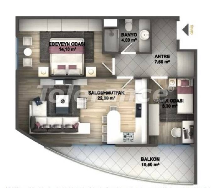 Apartment in Beylikduzu, İstanbul with pool - buy realty in Turkey - 27533