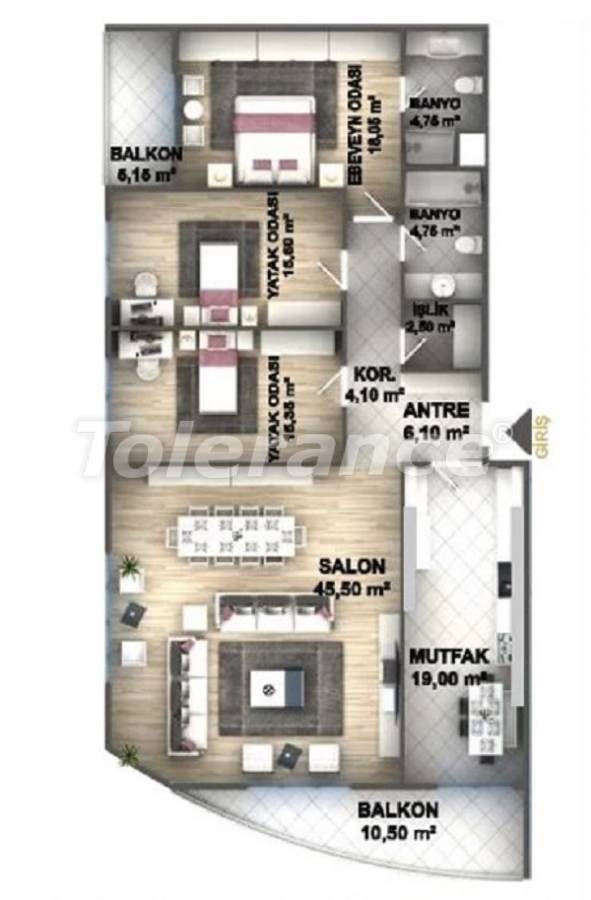 Apartment in Beylikduzu, İstanbul with pool - buy realty in Turkey - 27537