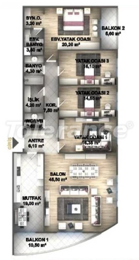 Apartment in Beylikduzu, İstanbul with pool - buy realty in Turkey - 27538