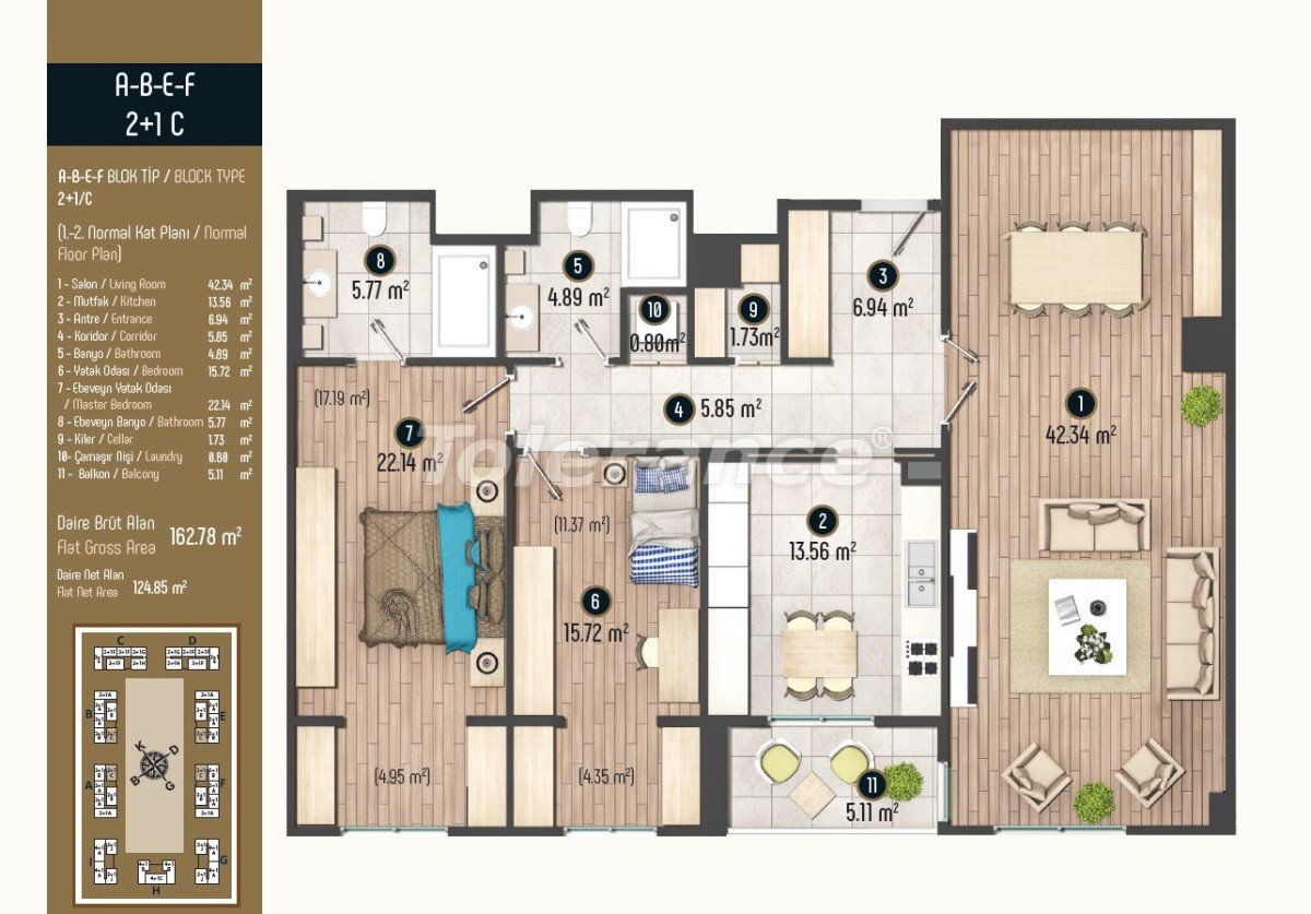 Appartement du développeur еn Beylikdüzü, Istanbul piscine - acheter un bien immobilier en Turquie - 34582