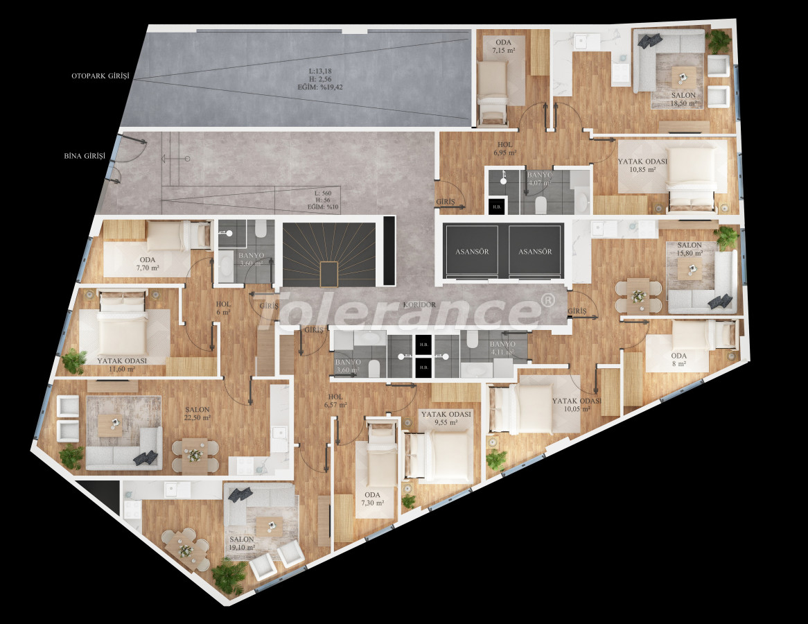 شقق من المتعهد في:في بي أوغلو اسطنبول - شراء عقار في تركيا - 132488