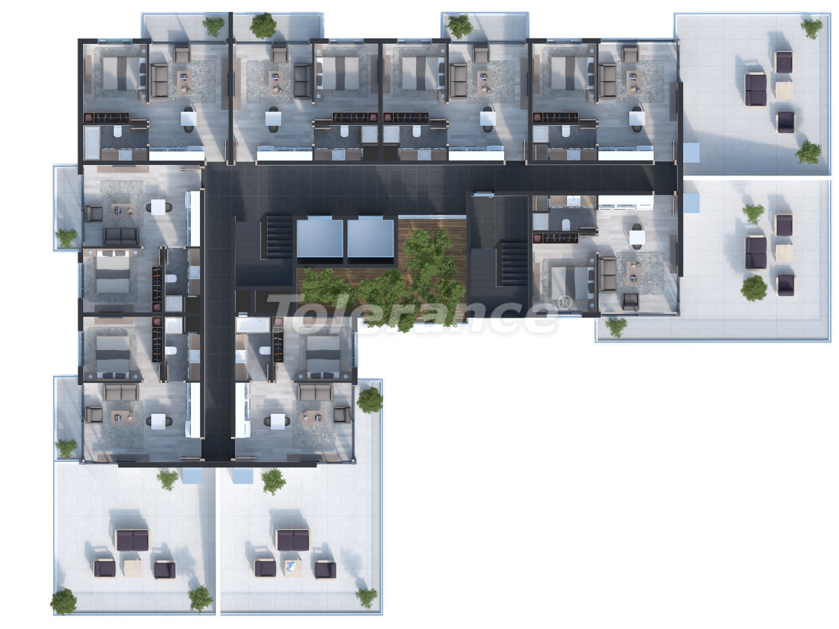 Apartment from the developer in Bornova, İzmir pool installment - buy realty in Turkey - 15247