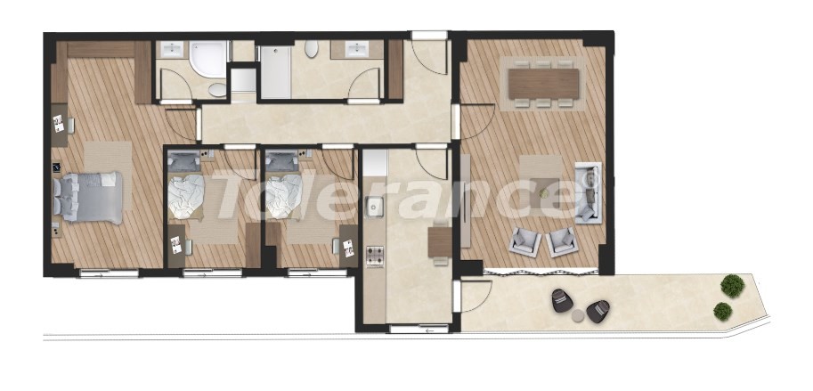 Apartment from the developer in Bornova, İzmir pool installment - buy realty in Turkey - 16302