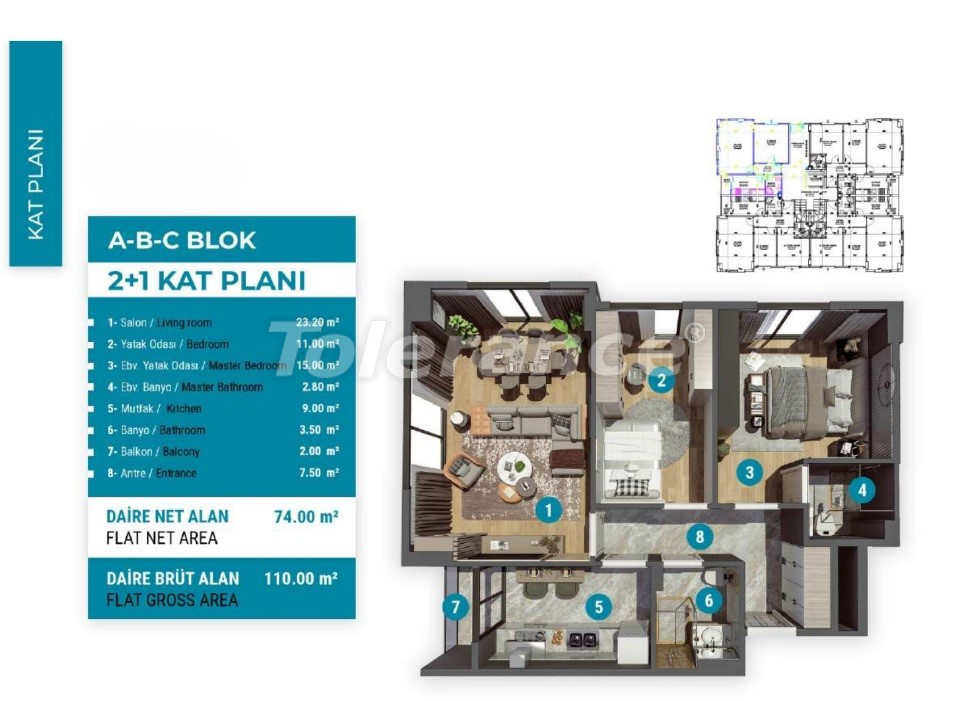 Appartement van de ontwikkelaar in Büyükçekmece, Istanboel zeezicht zwembad afbetaling - onroerend goed kopen in Turkije - 129545