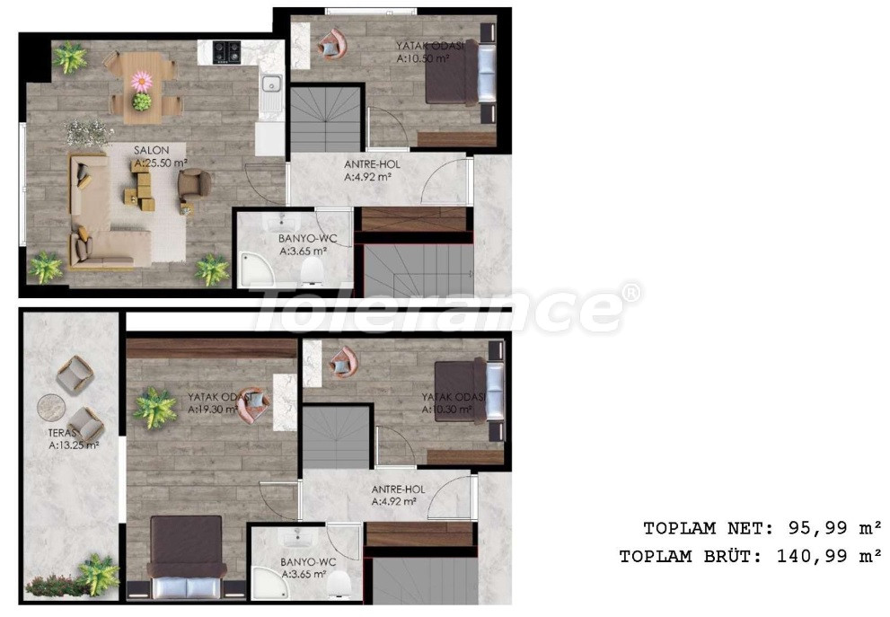 Appartement van de ontwikkelaar in Büyükçekmece, Istanboel zeezicht zwembad afbetaling - onroerend goed kopen in Turkije - 129546