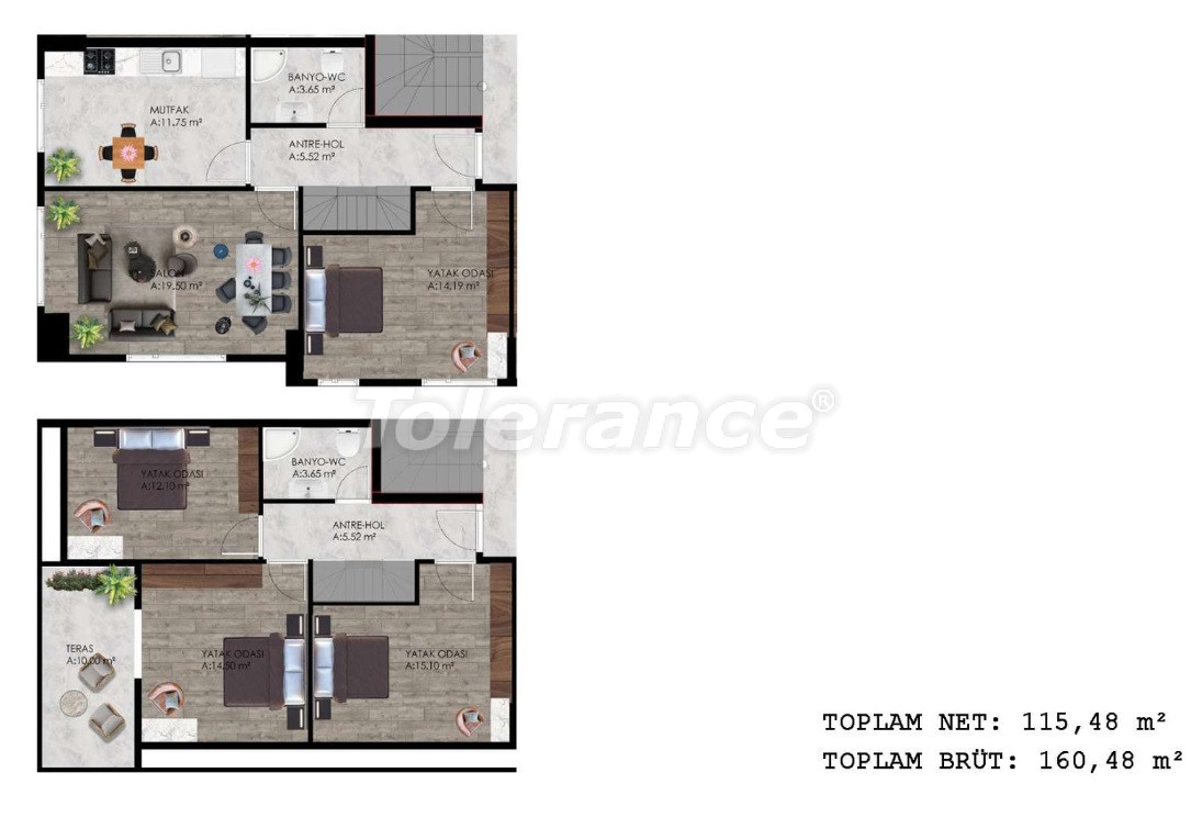 Appartement van de ontwikkelaar in Büyükçekmece, Istanboel zeezicht zwembad afbetaling - onroerend goed kopen in Turkije - 129547