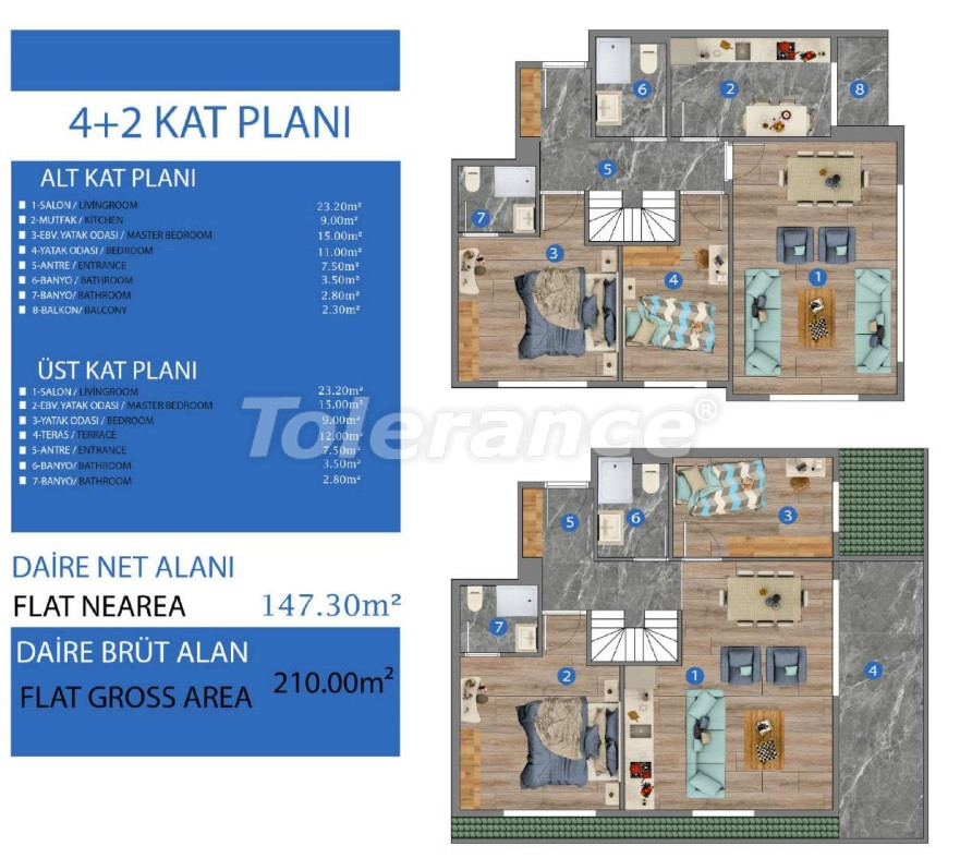 Appartement van de ontwikkelaar in Büyükçekmece, Istanboel zeezicht zwembad afbetaling - onroerend goed kopen in Turkije - 129548