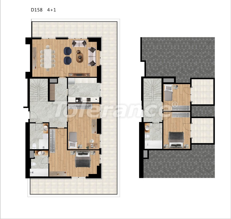 Appartement van de ontwikkelaar in Büyükçekmece, Istanboel zeezicht zwembad - onroerend goed kopen in Turkije - 130533