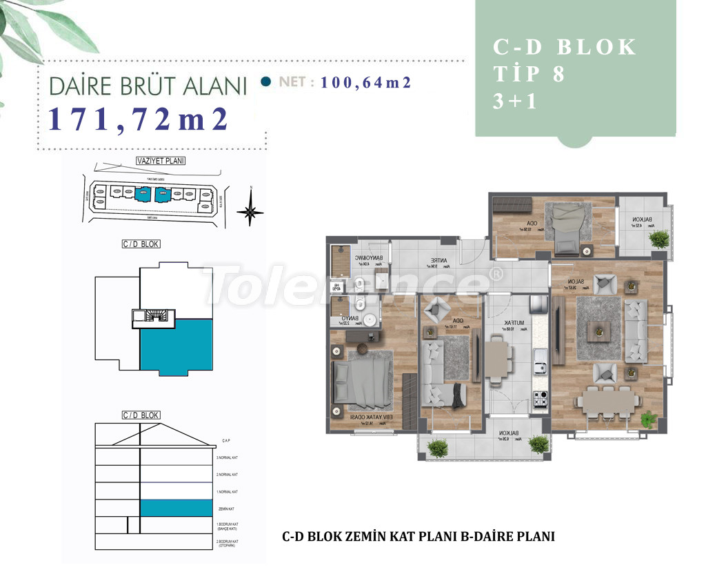 Apartment vom entwickler in Büyükçekmece, Istanbul meeresblick ratenzahlung - immobilien in der Türkei kaufen - 51055