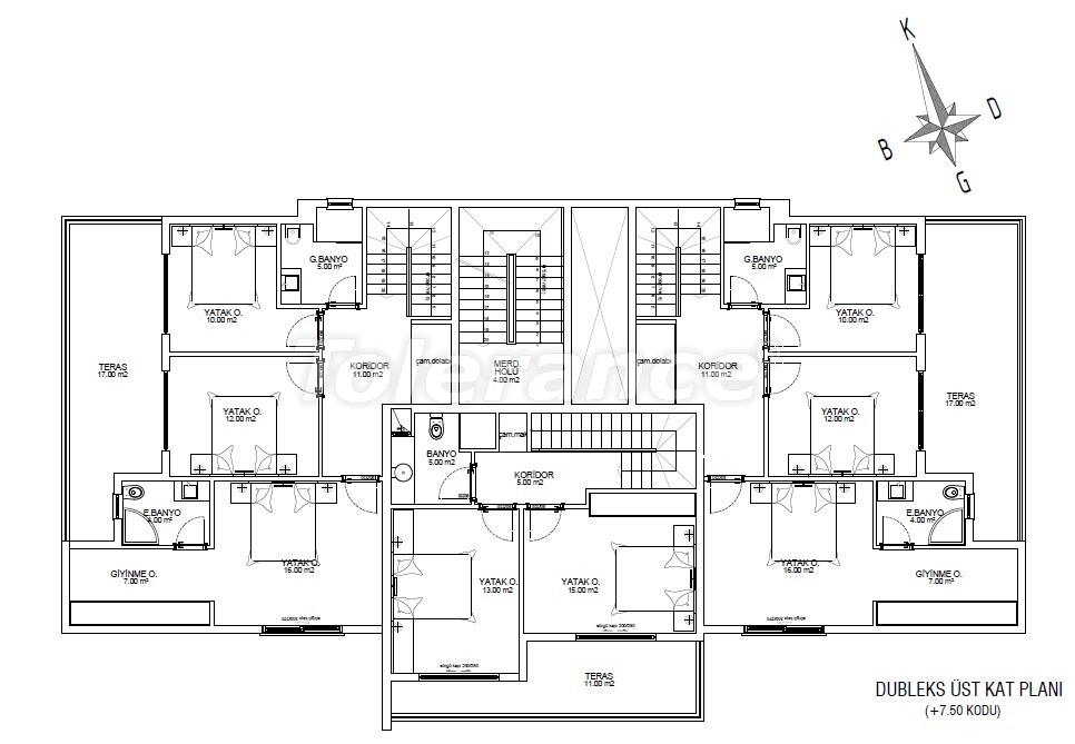 Apartment vom entwickler in Belek Zentrum, Belek pool - immobilien in der Türkei kaufen - 58828