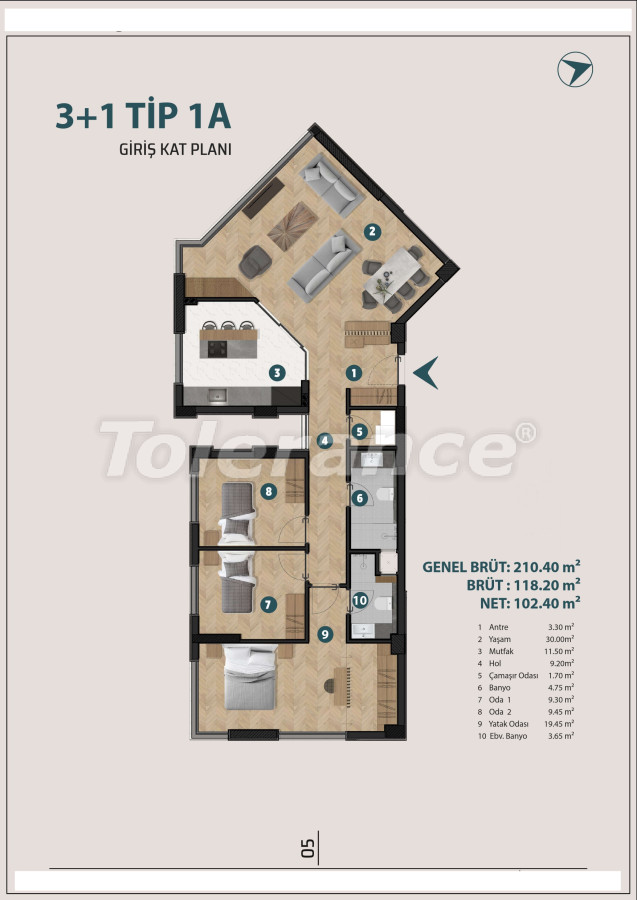 Apartment vom entwickler in Çiğli, İzmir meeresblick pool ratenzahlung - immobilien in der Türkei kaufen - 101312