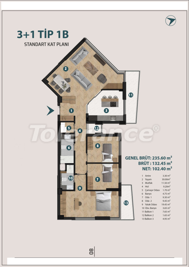 Apartment vom entwickler in Çiğli, İzmir meeresblick pool ratenzahlung - immobilien in der Türkei kaufen - 101315