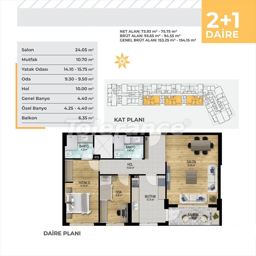 Appartement du développeur еn Çiğli, Izmir piscine versement - acheter un bien immobilier en Turquie - 45327