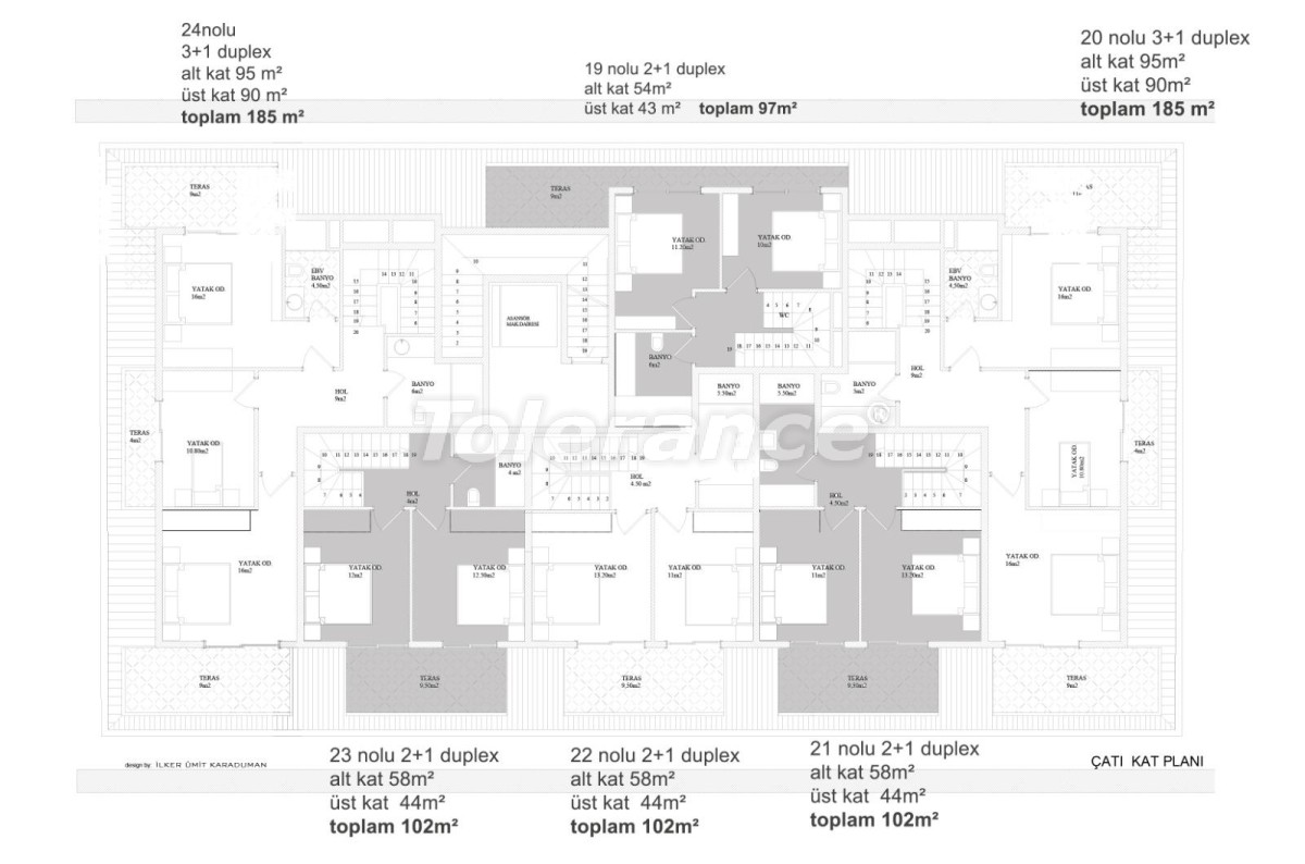 Apartment from developer in Сikcilli, Alanya sea view with pool - buy realty in Turkey - 28298