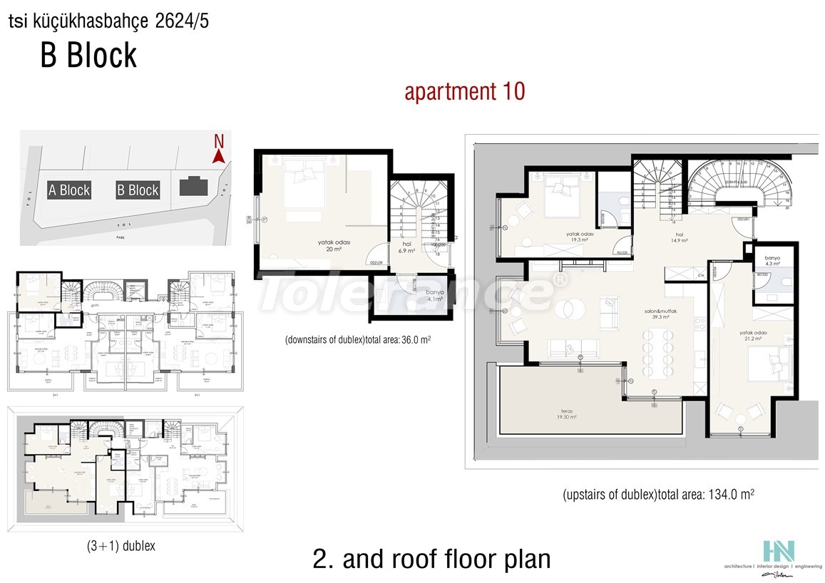 Apartment vom entwickler in Alanya Zentrum, Alanya meeresblick pool - immobilien in der Türkei kaufen - 49466
