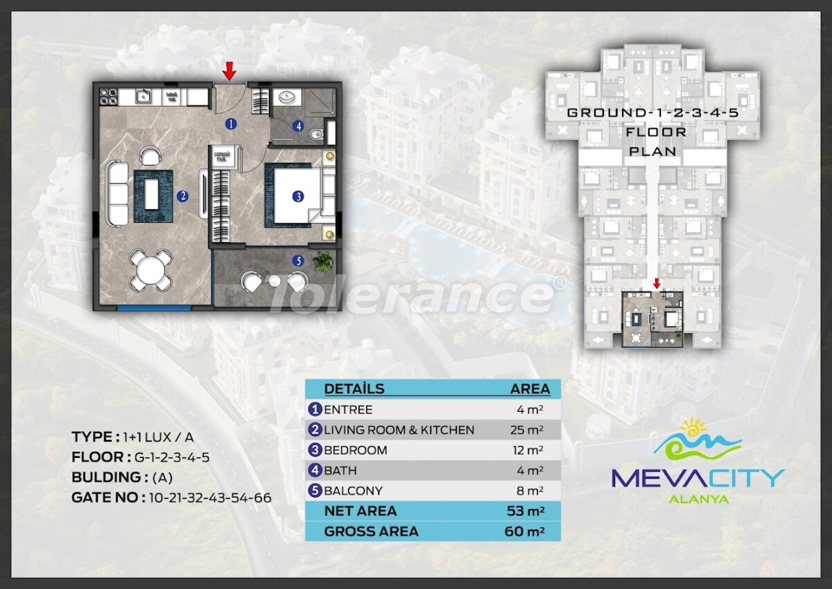 Apartment vom entwickler in Alanya Zentrum, Alanya pool ratenzahlung - immobilien in der Türkei kaufen - 63074