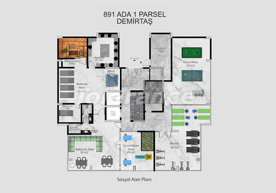 Apartment vom entwickler in Demirtaş, Alanya meeresblick ratenzahlung - immobilien in der Türkei kaufen - 62017