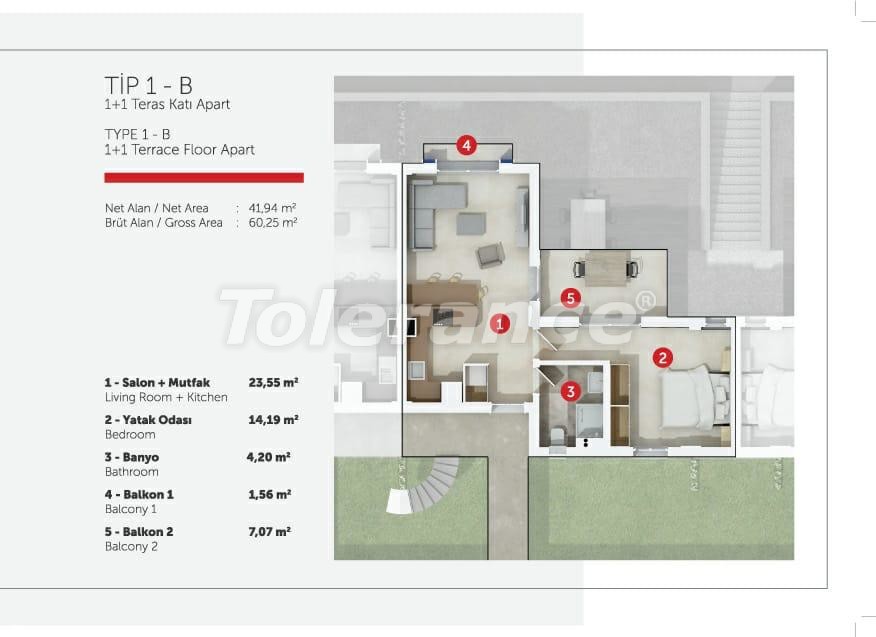 Apartment vom entwickler in Didim meeresblick pool ratenzahlung - immobilien in der Türkei kaufen - 50569
