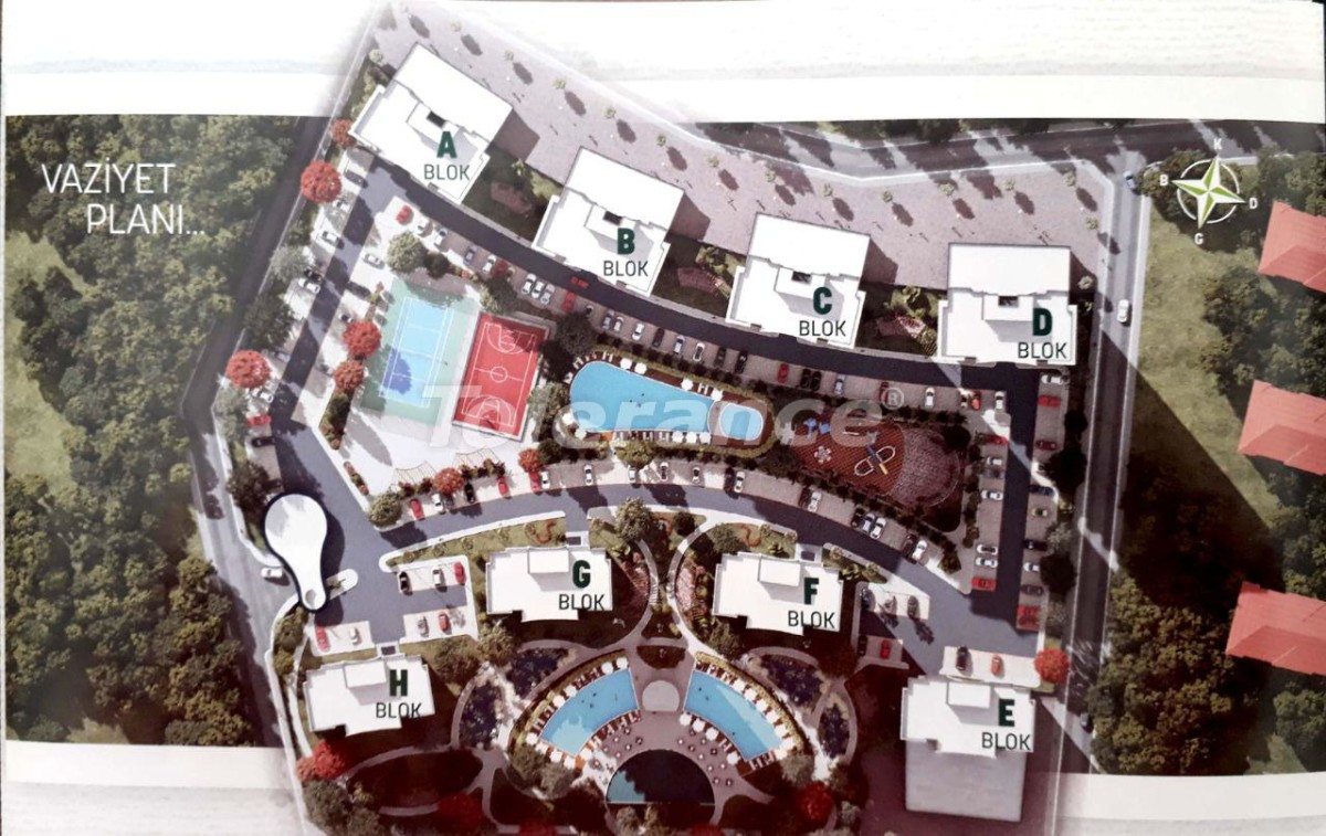 Apartment еn Döşemealtı, Antalya piscine - acheter un bien immobilier en Turquie - 49286