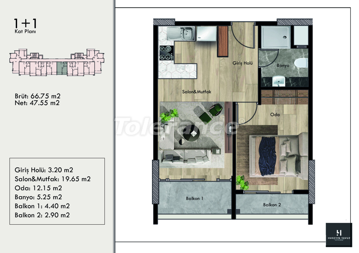 Appartement du développeur еn Erdemli, Mersin piscine versement - acheter un bien immobilier en Turquie - 110037