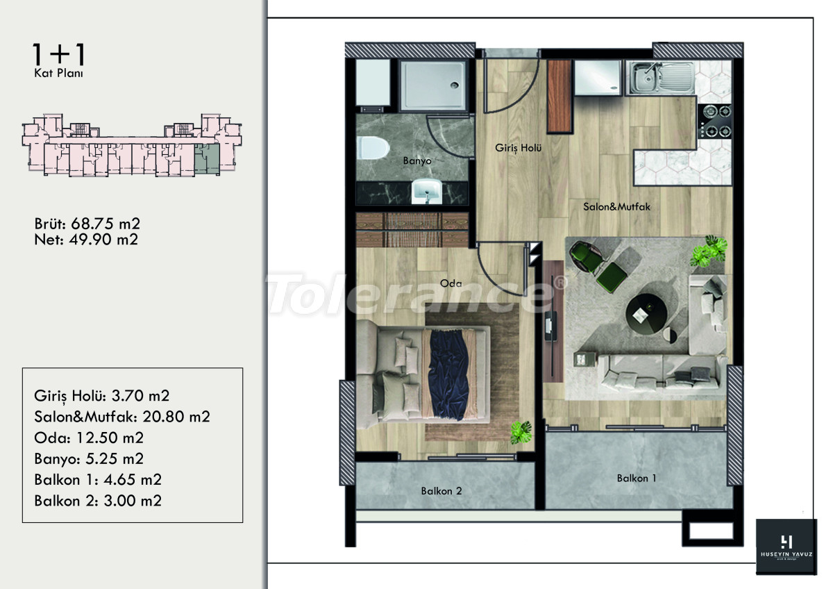 Apartment from the developer in Erdemli, Mersin with pool with installment - buy realty in Turkey - 110038