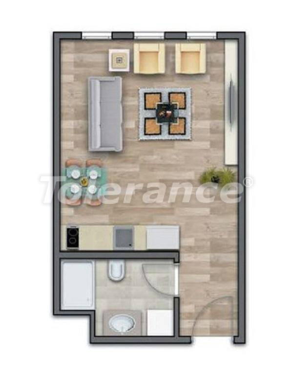 آپارتمان از سازنده که در اسن یورت, استانبول استخر اقساط - خرید ملک در ترکیه - 27009