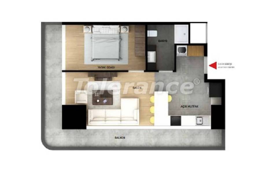 Apartment from the developer in Esenyurt, İstanbul pool installment - buy realty in Turkey - 27037