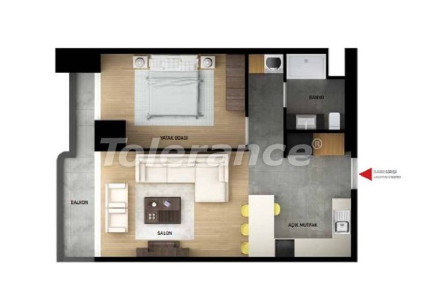 Apartment from the developer in Esenyurt, İstanbul pool installment - buy realty in Turkey - 27038