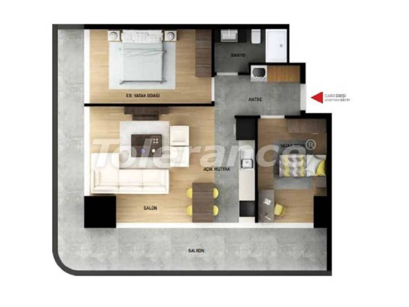 Apartment from the developer in Esenyurt, İstanbul pool installment - buy realty in Turkey - 27040
