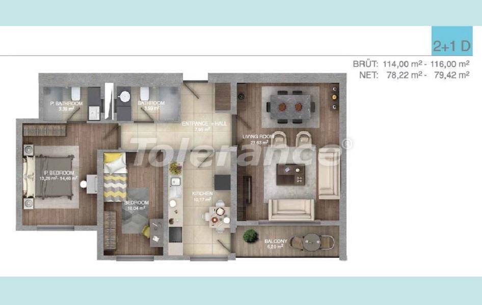 Apartment in Esenyurt, İstanbul pool installment - buy realty in Turkey - 27099