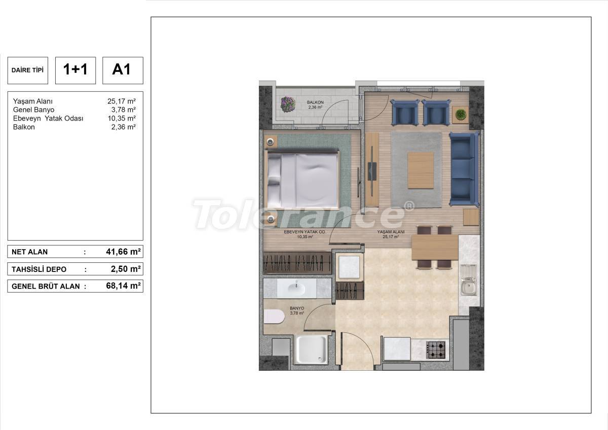 آپارتمان از سازنده که در اسن یورت, استانبول استخر - خرید ملک در ترکیه - 31967