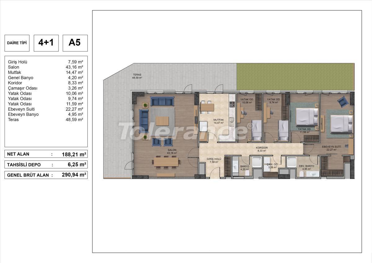 Apartment from the developer in Esenyurt, İstanbul with pool - buy realty in Turkey - 31980