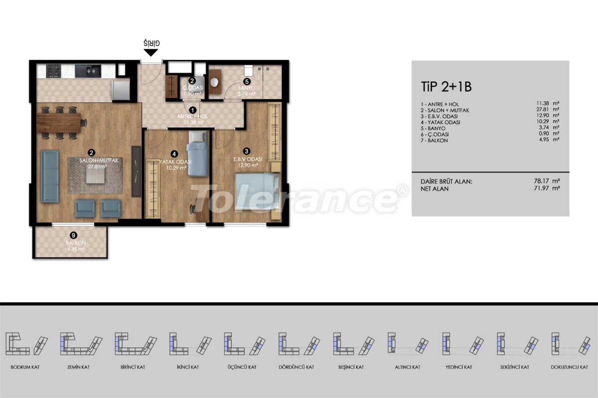 Apartment from the developer in Eyupsultan, İstanbul with installment - buy realty in Turkey - 57947