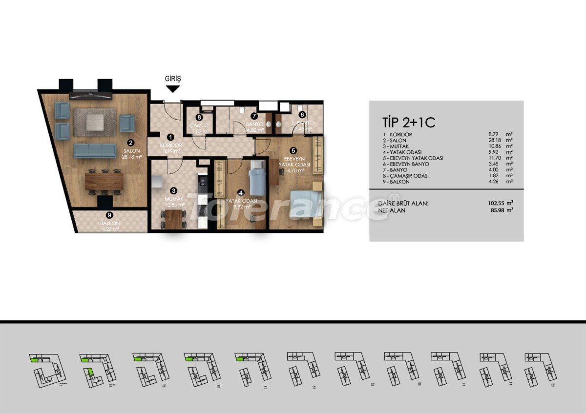 Apartment from the developer in Eyupsultan, İstanbul with installment - buy realty in Turkey - 57948