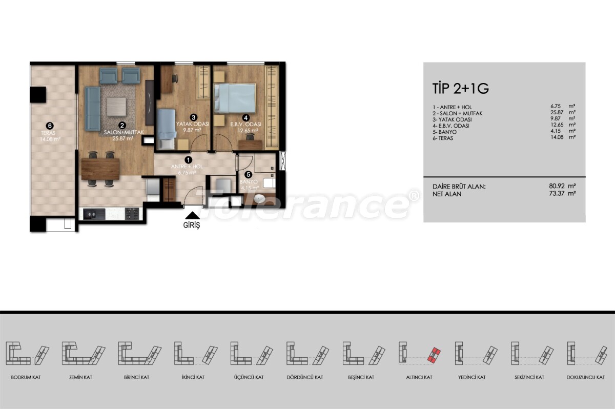 Apartment from the developer in Eyupsultan, İstanbul with installment - buy realty in Turkey - 57957