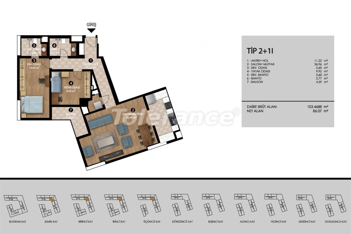 Apartment from the developer in Eyupsultan, İstanbul with installment - buy realty in Turkey - 57959