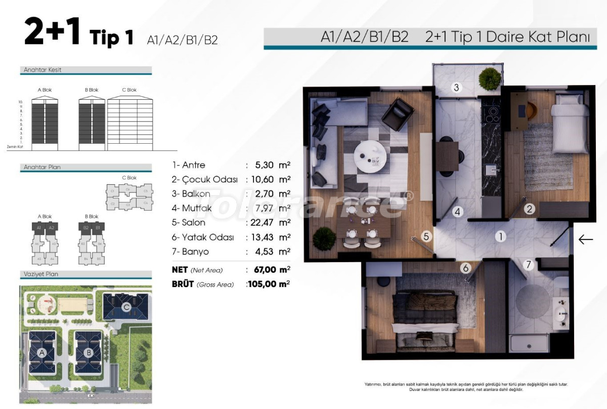 Appartement du développeur еn Eyüp Sultan, Istanbul piscine versement - acheter un bien immobilier en Turquie - 132166