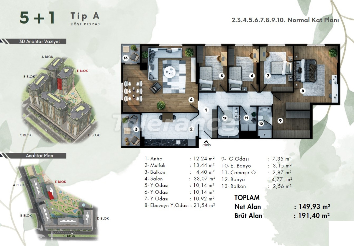 Apartment vom entwickler in Eyüp Sultan, Istanbul pool - immobilien in der Türkei kaufen - 132838