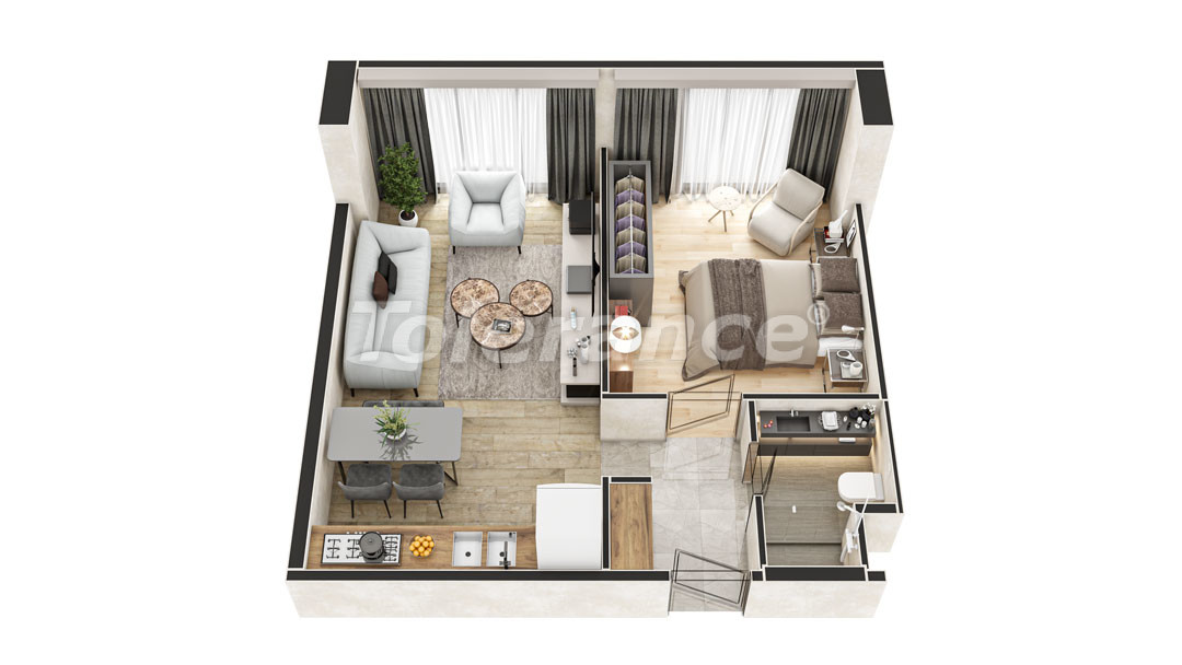 Apartment in Eyüp Sultan, Istanbul ratenzahlung - immobilien in der Türkei kaufen - 47271