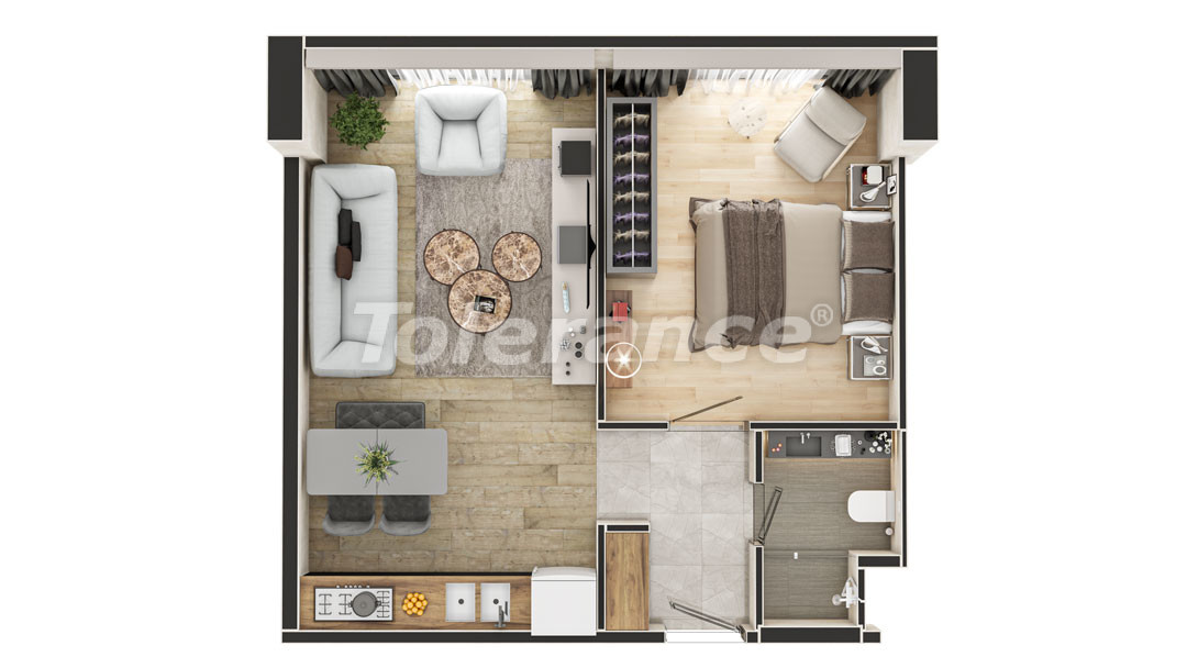 Apartment in Eyupsultan, İstanbul with installment - buy realty in Turkey - 47272