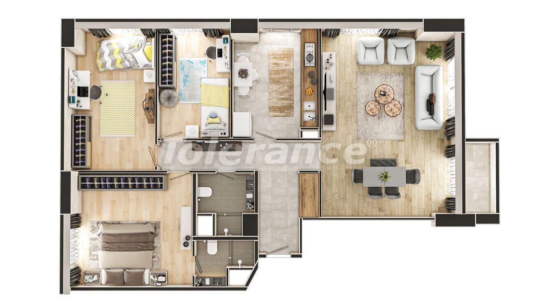 Apartment in Eyüp Sultan, Istanbul ratenzahlung - immobilien in der Türkei kaufen - 47286